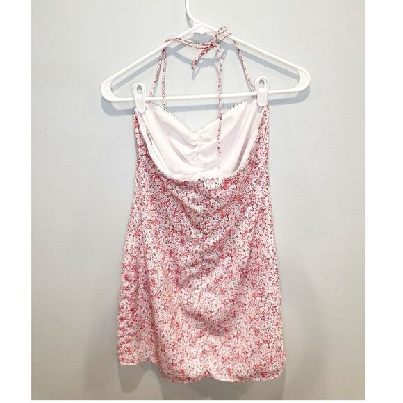 Revolve majorelle lexi halter floral mini dress pink - Picture 4 of 5